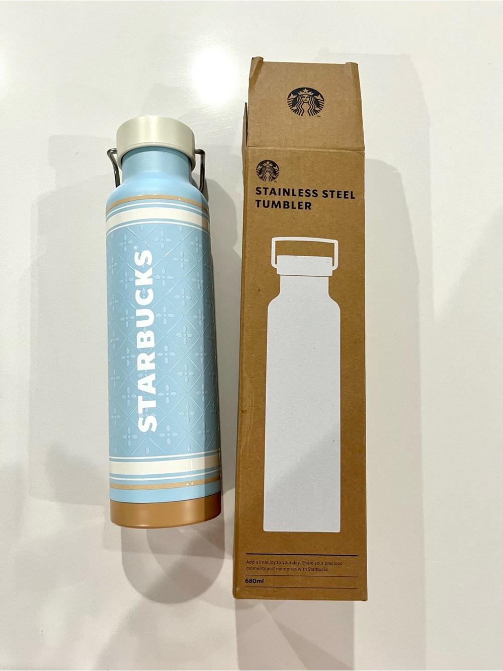 NIB Starbucks Korea Stainless Steel Tumbler
